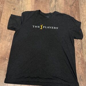 MENS PLAYER CHAMPIONSHIP T SHIRT DARK GREY XL